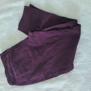 Gap size 14 plum skinny jean
